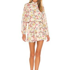 Yumi Kim Class Act Dress Mulberry Ivory floral size M NWOT